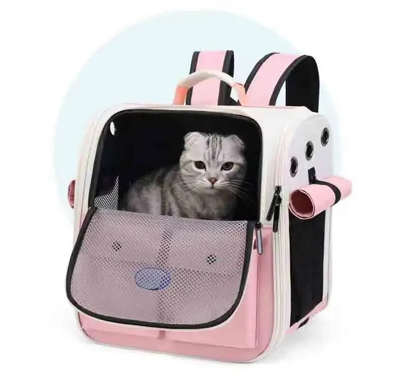 Title 1, Ventilation Large Capacity Cat Carrier Backpack...