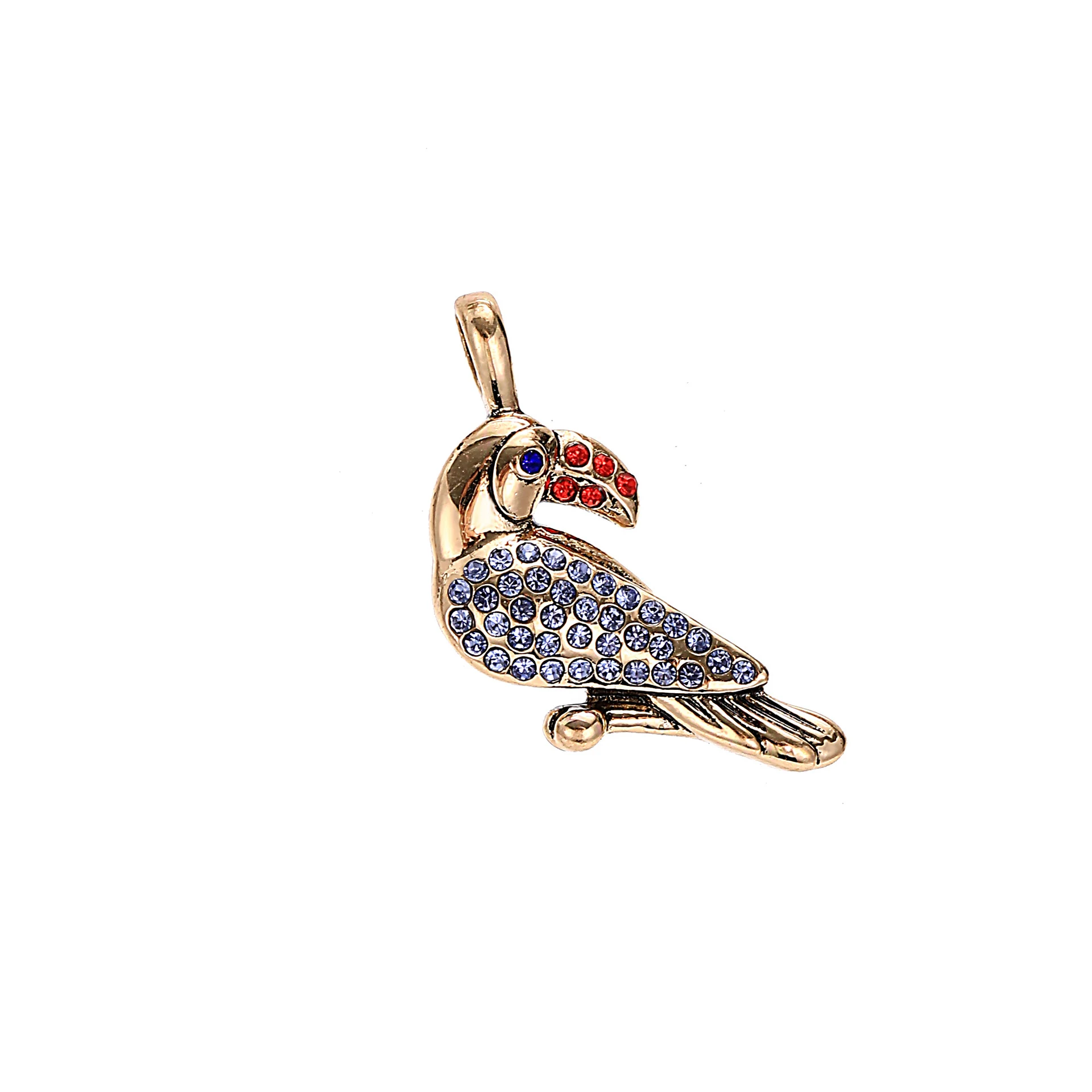 Colar Pingente de Melancia e Elefante com Zircônia Colorida, Ouro 18K, perfeito para o verão, leve e charmoso. — foto 6