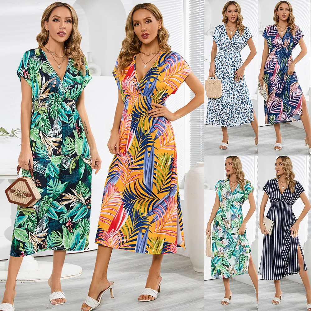 Vestido fashion com mangas morcego, decote em V e alças charmosas. Ideal para eventos e festas. Sinta-se linda e confortável. — foto 5