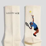 Serve Pattern Couple Towel Bottom Athletic Socks, designed for comfort and performance, perfect for active partners. — photo 10