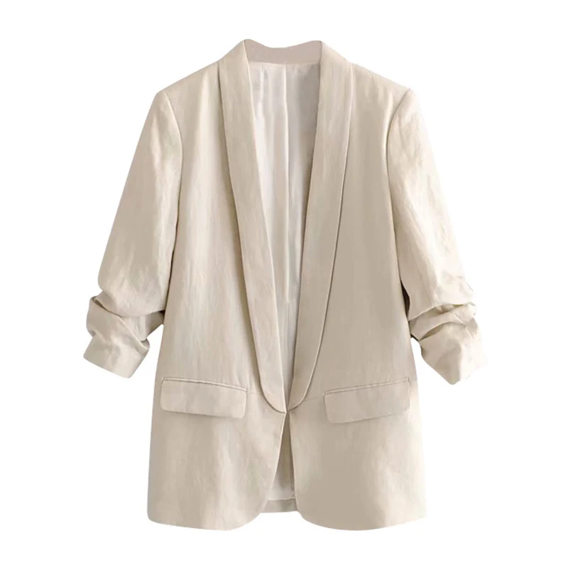 Title 3, Solid color long sleeves no button ladies small...