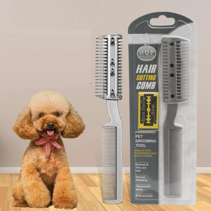 Hair Cleaning Comb for Dogs and Cats Beauty Tool removes loose hair, detangles, and promotes a shiny, healthy coat for y — photo 1