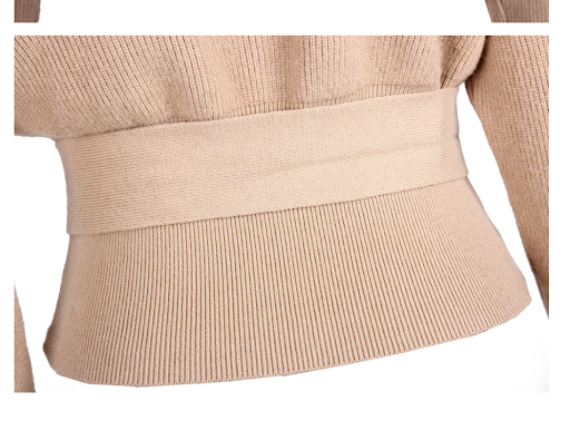 Title 13, Maglione a maniche lunghe doppio petto da donna