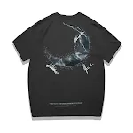 Camiseta manga curta Moon Series masculina. Conforto e respirabilidade para o dia a dia. Perfeita para atividades casuais e ao ar livre com estilo moderno. — foto 5