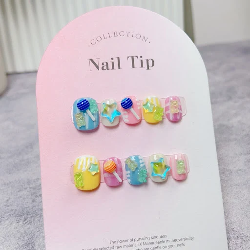 Title 3, Handmade Cute Colorful Candy XINGX Ornament Sti...