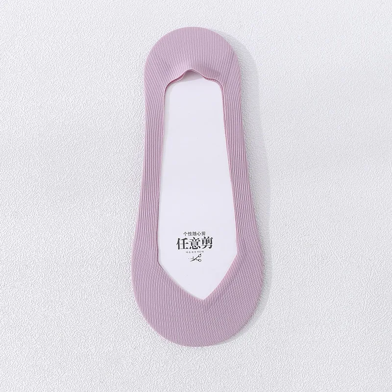 Women's Non-Slip Silicone Cotton Bottom Lace Boat Socks — photo 23