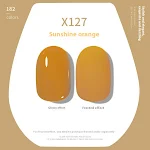 Nude Ice Transparent Color Cherry Red White UV Polish for stunning nails. Long-lasting color, easy application, flawless — photo 20