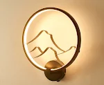 Simple Chinese Style Mural LED Wall Lamp for Living Room, Bedroom, and Bedside. New Chinese design, warm light, creates — photo 5