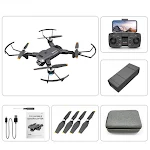 Drone dobrável ESC Dual 4K HD para fotografia aérea. Leve e portátil, perfeito para capturar fotos e vídeos incríveis com alta resolução. — foto 2