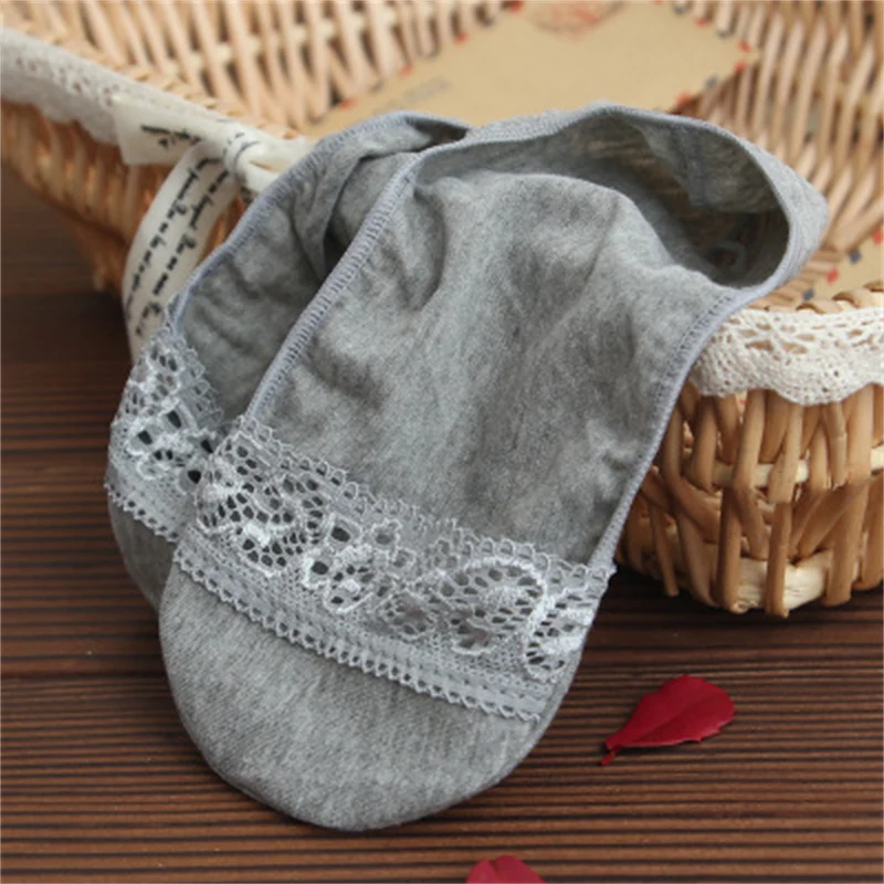 Title 5, Womens Fashionable Shallow Invisible Lace Boat...