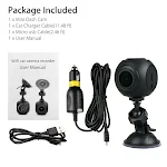 Mini Câmera de Painel para Carro WiFi FHD 1080P GPS com Sensor G e Visão Noturna. Grave seus trajetos com segurança e qualidade. — foto 5