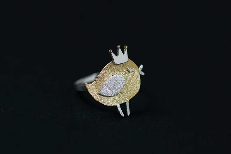 Title 3, Anel feminino em prata esterlina com design de ...