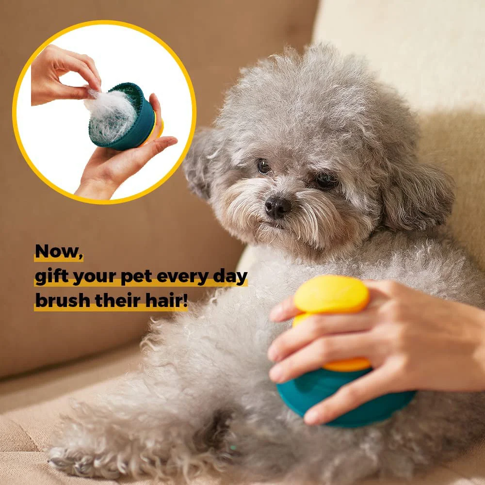 Artefato de Pente Dupla Face com Nós para Animais de Estimação Desembaraça nós e remove pelos soltos, promovendo um pelo brilhante e saudável, ideal para cães e gatos. — foto 1