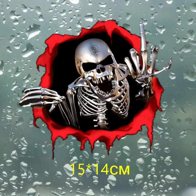 Printing Reflective Metal Skull Bumper Stickers Create durable and eye-catching reflective stickers for your vehicle. Ad — photo 10