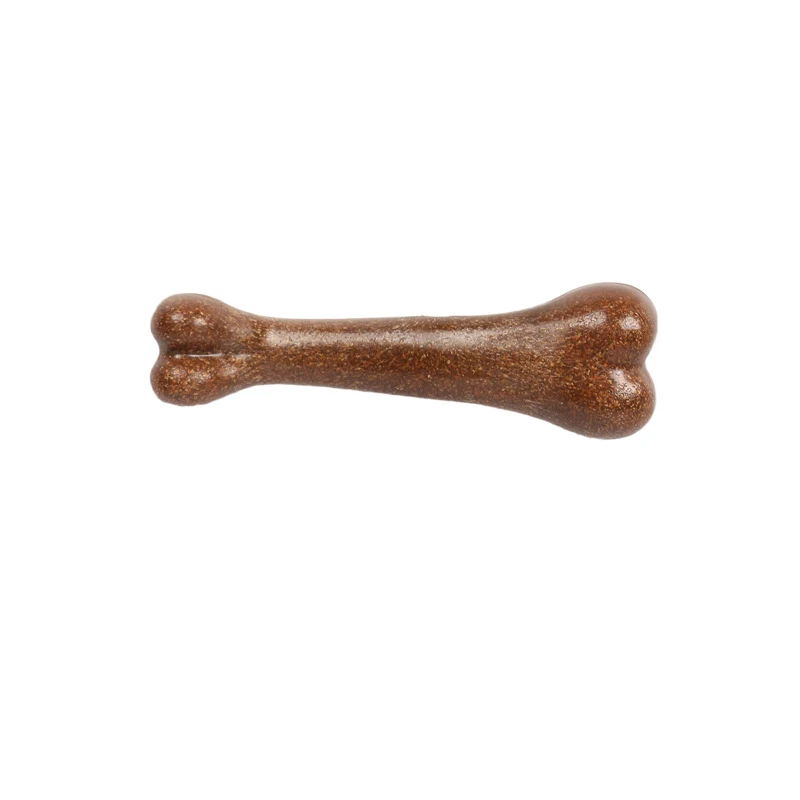 Beef flavor simulation bone for pets. Bite-resistant molar interactive reward toy, designed for chewing and playful inte — photo 3