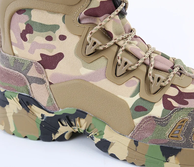 Title 18, Scarpe alte da uomo camouflage Stivali da trekk...