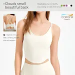 Women's Spaghetti Strap Cross Tank Top Fixed Cup Sports Underwear Running Workout Bra — photo 11