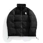 Cappotto imbottito in cotone da uomo per l'inverno, con ricami e cuciture in velluto a coste, caldo e confortevole per affrontare il freddo. — foto 1
