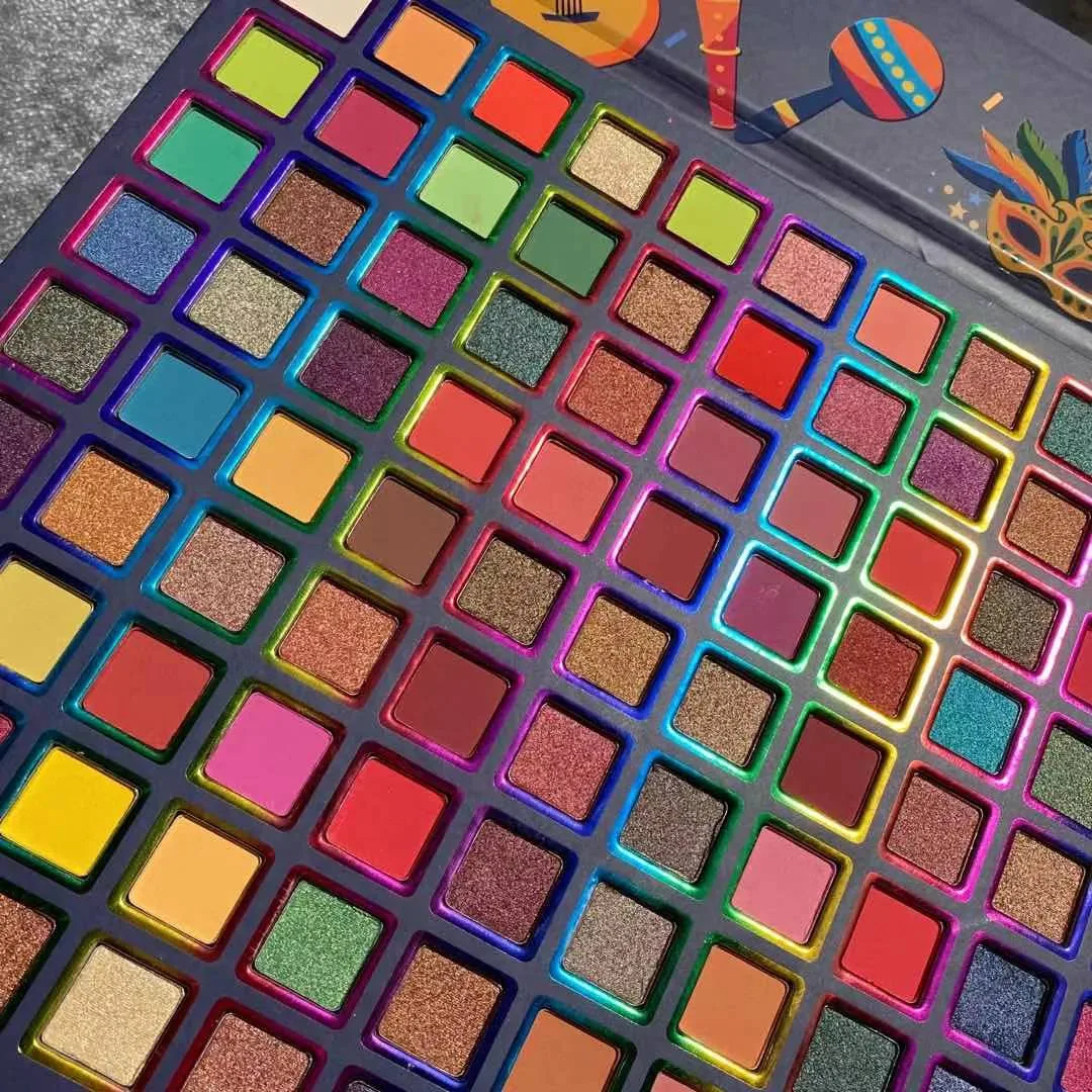 Large Eyeshadow Palette 99 Colors for Students Beginners Matte Pearlescent Earth Color Glitter Makeup Kit. — photo 5