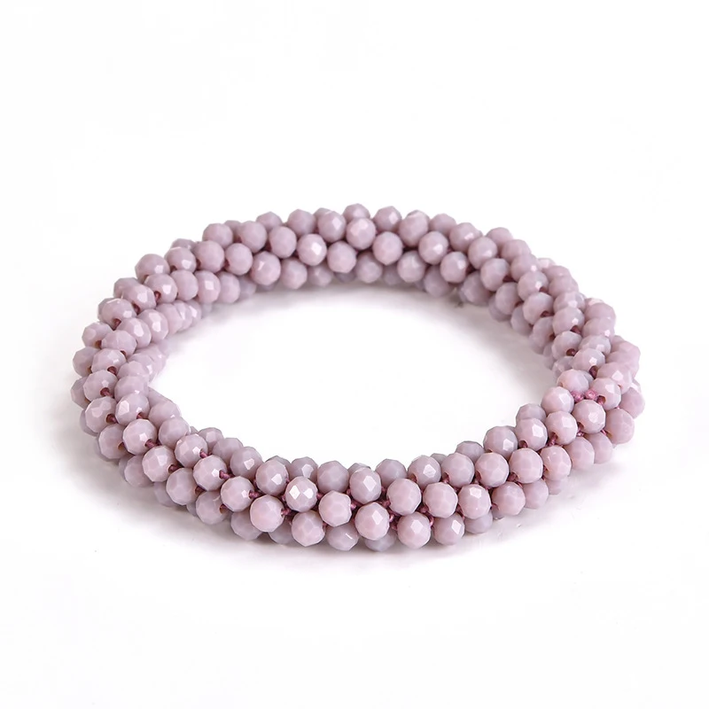 Crystal Color Elastic Rubber Band Hair Ring Ponytail Simple, holds hair securely, easy to use, comfortable, perfect for — photo 10