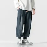 Retro Washed Jeans Men's Loose Exercise Ankle-tied Comfortable and Stylish for Workouts and Casual Wear Maximum Flexibil — photo 7
