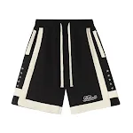 American Street Stitching Contrast Color Stripes Hip Hop Shorts for Men, Stylish Comfort for Everyday Urban Wear. — photo 13