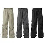 Pantaloni Casual da Lavoro Paracadutista Dritti Caviglia Legata Comodi e Resistenti per l'Uso Quotidiano Stile Versatile Perfetti per Ogni Attività — foto 1