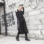 Calças de perna larga femininas primavera outono cropped casuais soltas perna reta Conforto e estilo para mulheres — foto 5