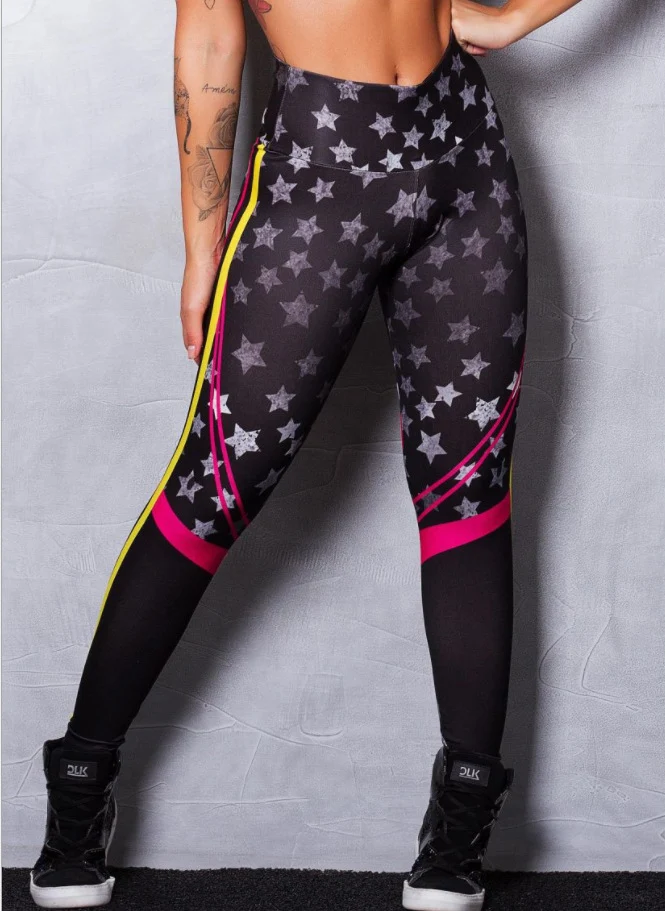 Title 3, Womens Printed Sports Yoga Pants for workouts ...