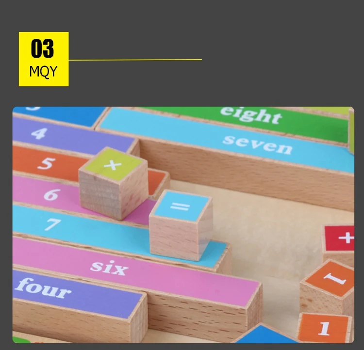 Jogo de Palitos Decimais Coloridos para Crianças Brinquedos Educacionais Montessori de Madeira Matemática Pré-escolar Auxílios de Ensino — foto 3