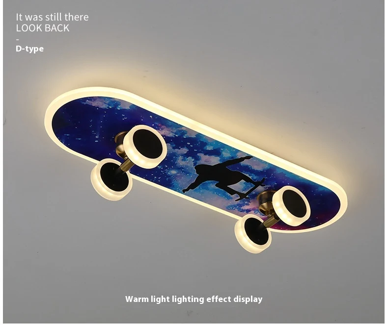 Title 11, Smart and Colorful Bedroom Ceiling Scooter Ligh...