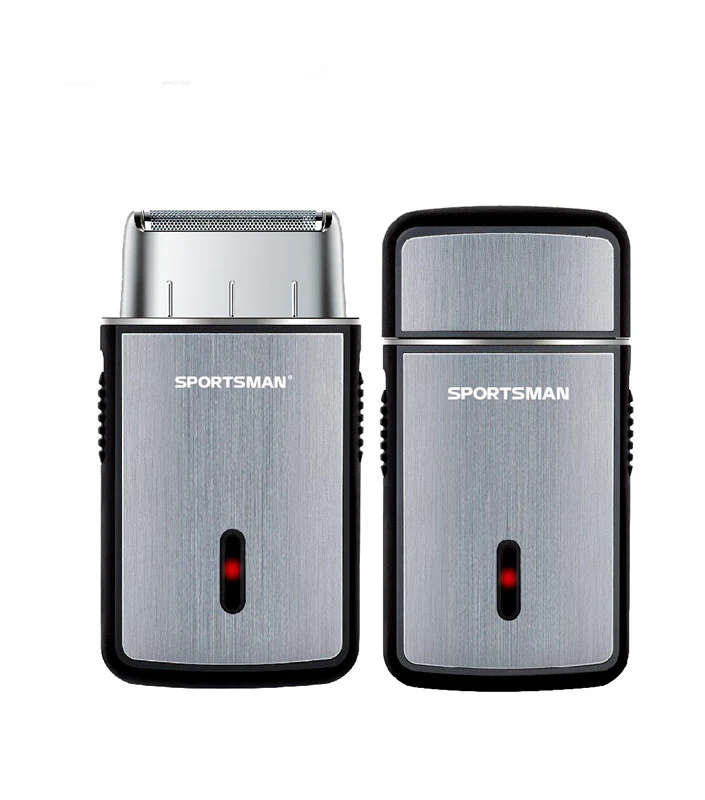 Golarka elektryczna Sportsman SM-528 Net Duplex Mini 2 w 1, zapewnia gładkie golenie i precyzyjne przycinanie zarostu, idealna w podróży. — zdjęcie 4