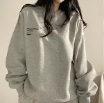 Pacote de marca de moda solta plus size forrado de lã engrossado — foto 12