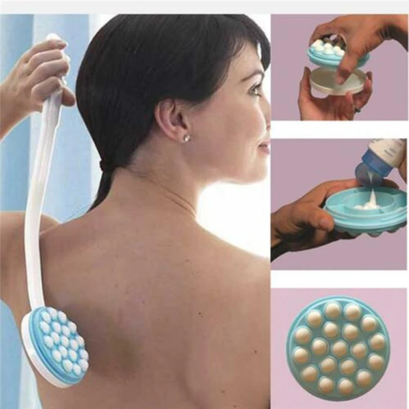 Multi function bath massage ball brush for cleaning, exfoliating, and stimulating the skin. Improves circulation and lea — photo 1
