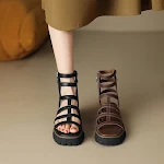 Retro Casual Platform Women's Sandals, offering comfort and style for everyday wear, perfect for a fashionable and versa — photo 5