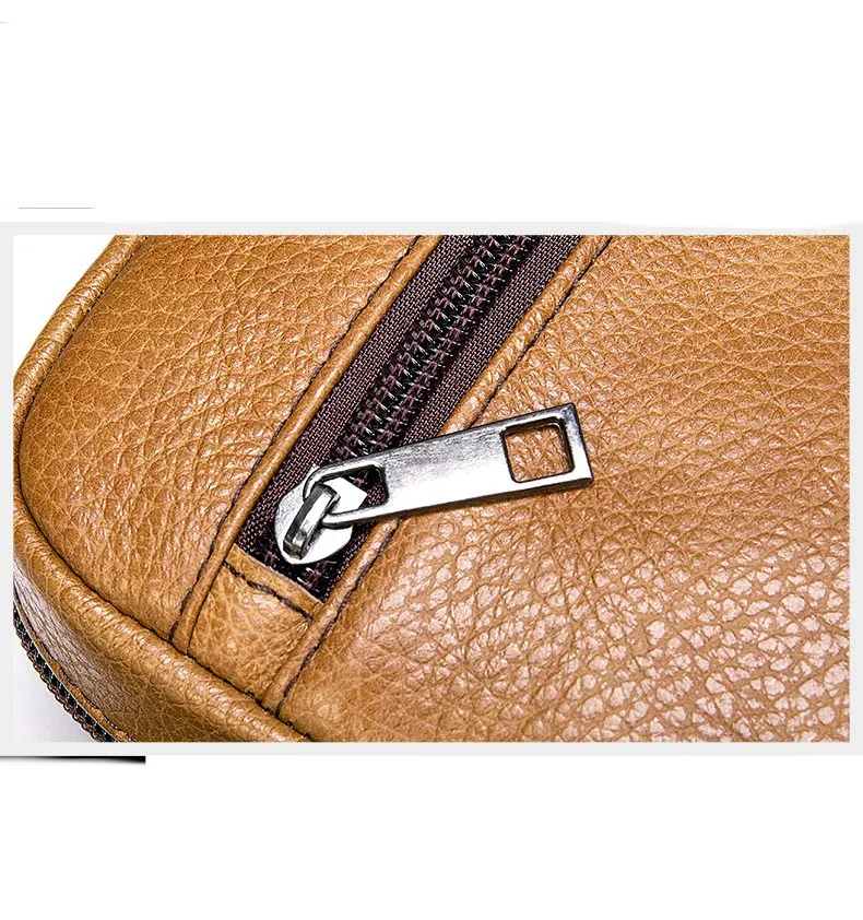 Title 1, Bolsa de Ombro Pequena de Couro para Homem de N...