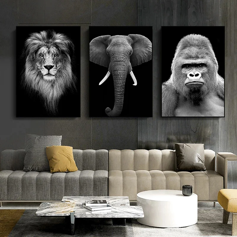 Sanat Galerisi Oturma Odası Dekoratif Kanvas — Fotoğraf 9