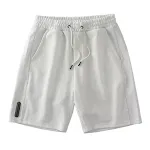 Losse Witte Casual Broek Sportshorts. Comfortabel en veelzijdig voor sport en vrije tijd. Ideaal voor een relaxte look. Perfect voor warm weer. — foto 11