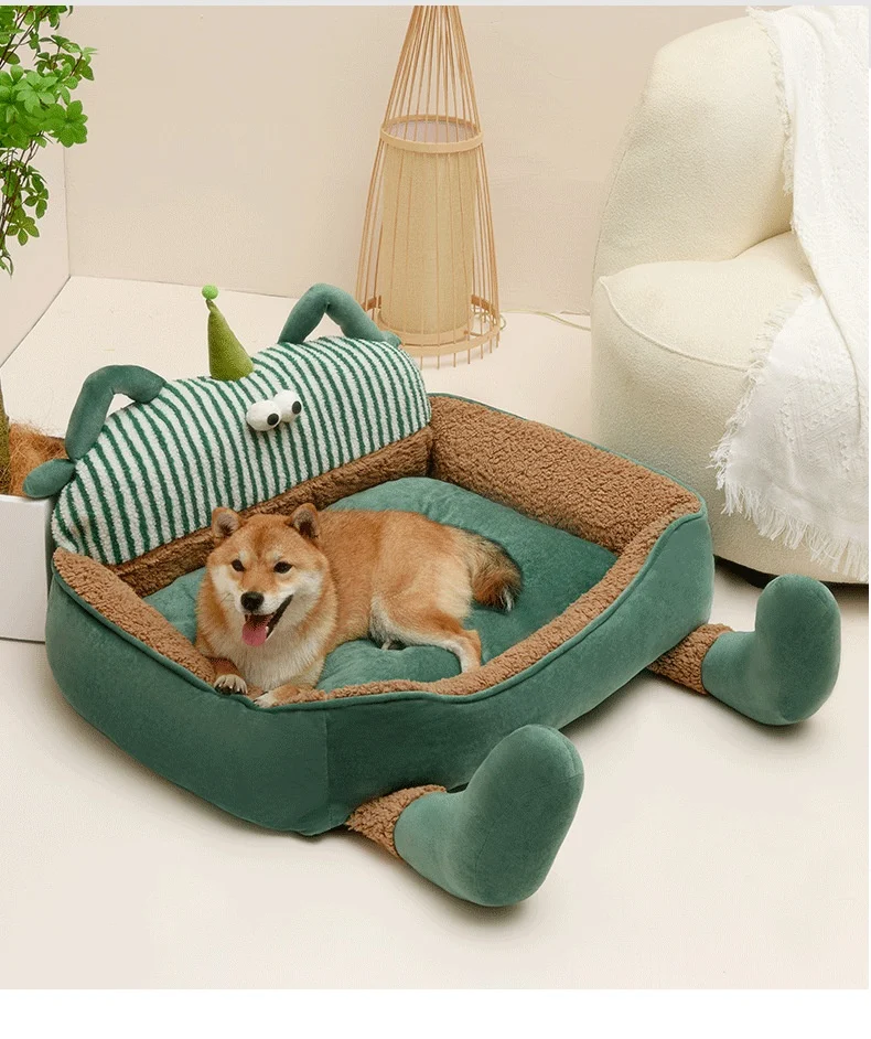 Cama para mascotas cálida, extraíble y lavable, universal para cuatro estaciones, ideal para el confort y la higiene de tu amigo peludo. — foto 5