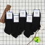 Solid color cotton socks for middle and high school students, offering comfort and everyday durability — photo 2