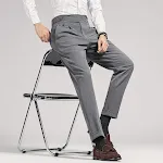Men's Fashion Casual High Waist Slim Fit Suit Pants – Stylish, comfortable, and modern. Perfect for work, leisure, and c — photo 8