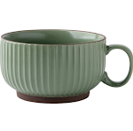 Nordic Vertical Stripe Insulated Ceramic Coffee Cup. Keep your coffee hot, stylish, and enjoy your favorite beverage at — photo 9