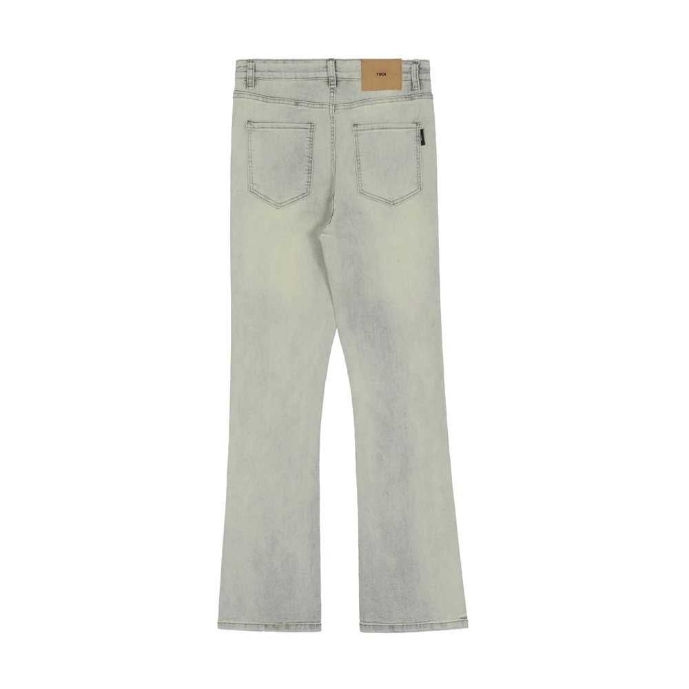Title 8, Simple Solid Color Casual Jeans for Men Comfort...