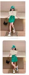 Conjunto esportivo ocidental para meninas adolescentes, roupa casual de duas peças para lazer, perfeito para atividades esportivas e momentos de diversão. — foto 9