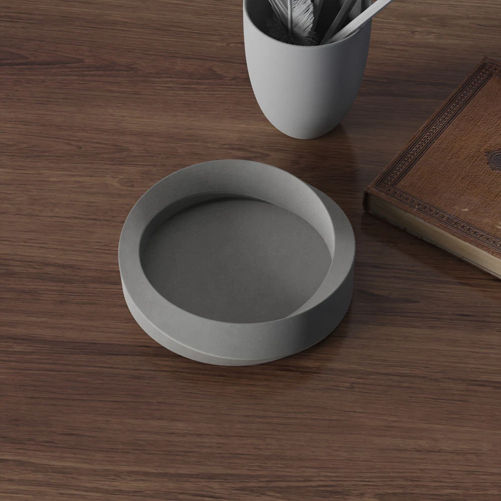Cinzeiro Criativo de Concreto Faixa de Moebius Design Inovador para Cinzas Resistente e Elegante Acessório para Fumantes Sofisticado — foto 22