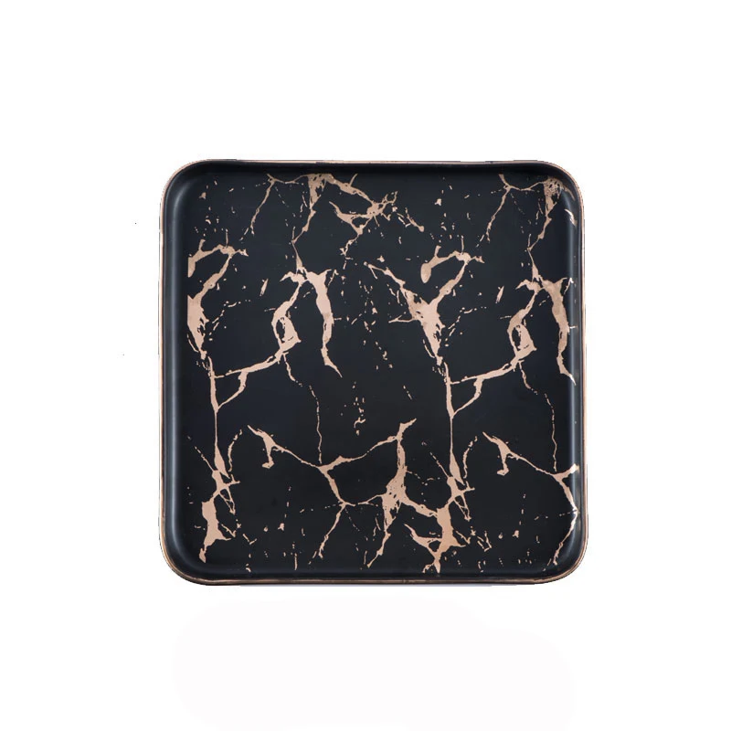 Title 3, Rectangular Flat Dinner Plate for Household Use...