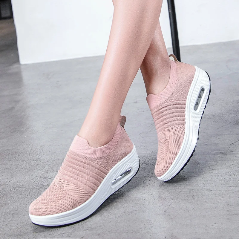 Title 6, Shake Shoes Womens Mesh Fly Weaving Sneakers, ...