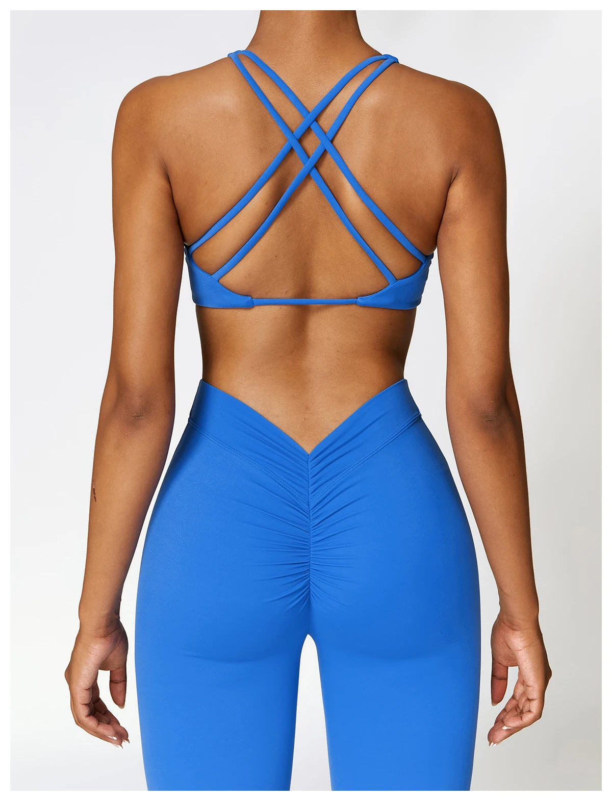 Women's quick-drying workout yoga tights, sports bra, and running underwear. Perfect for outdoor activities and training — photo 12