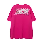 Men's short sleeve t-shirt, hand drawn cartoon distressed print, comfortable and casual fit, perfect for everyday wear, — photo 18