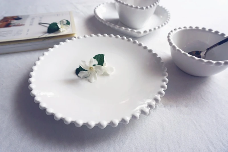 Title 3, Creative Ceramic Plate Set, Cute Personality Sp...